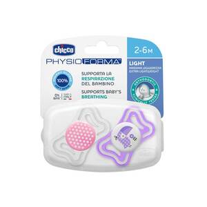 CHUPETE PHYSIO LIGHT 2-6M 2UND LILA