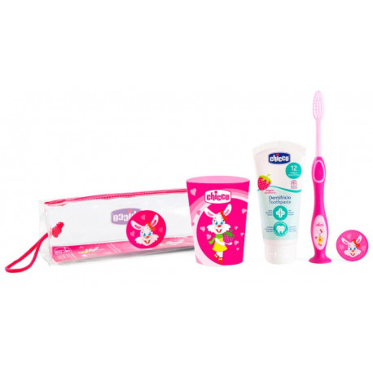 SET CEPILLO DENTAL 36M+ ROSA