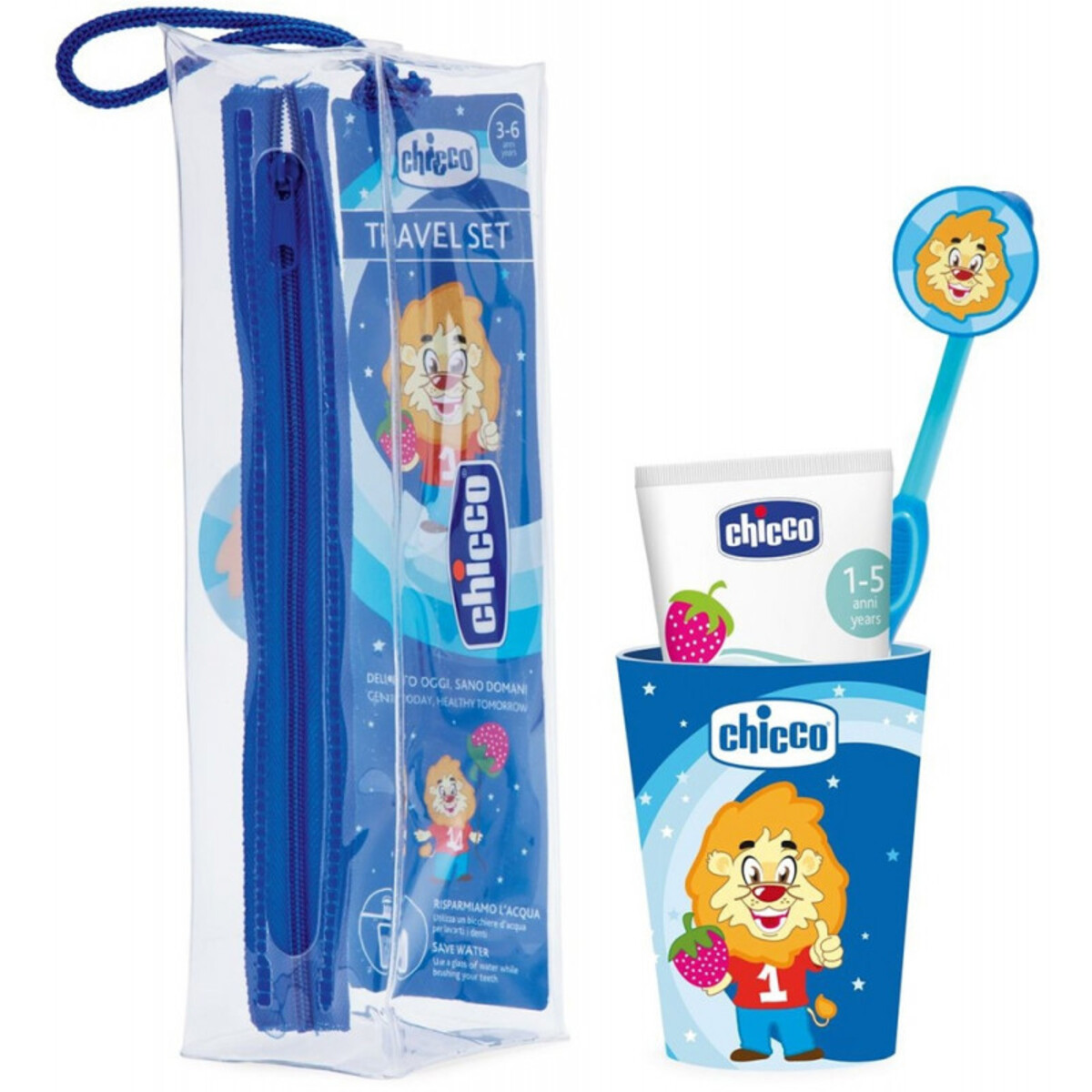 SET CEPILLO DENTAL 36M+ AZUL