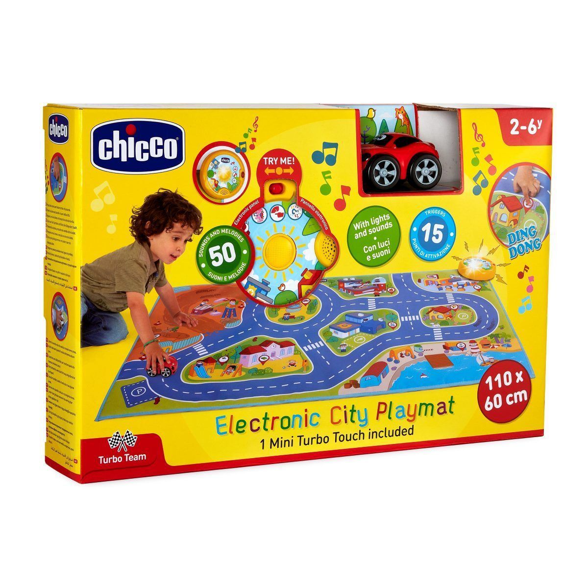 ALFOMBRA DE JUEGOS ELECTROÓNICA MINI TURBO TOUCH