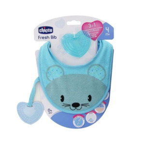 BABERO MORDEDOR 3EN1 FRESH BIB AZUL