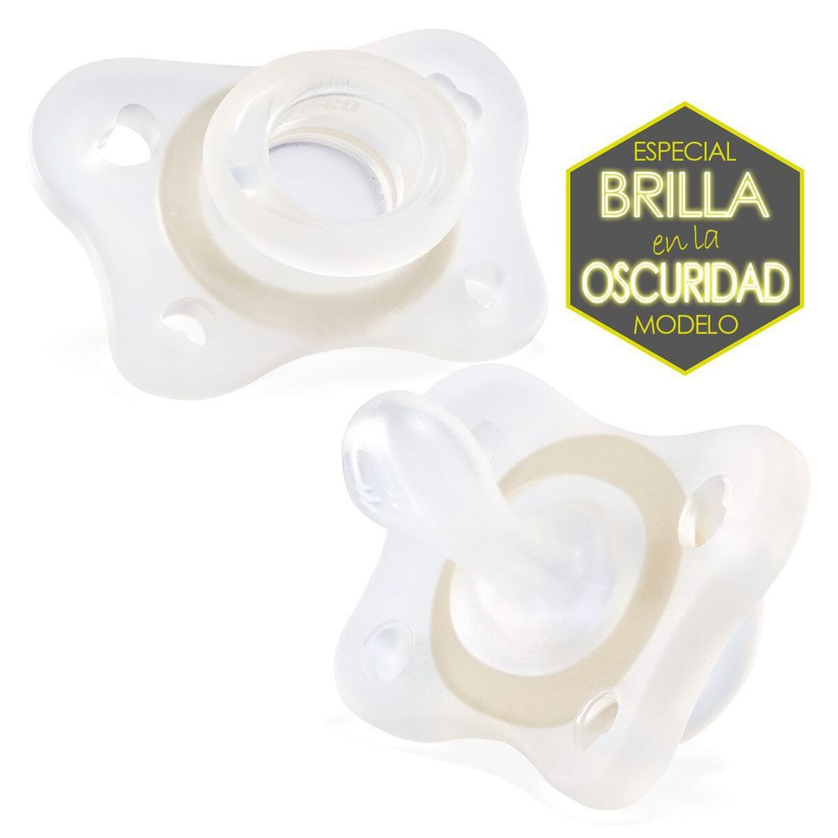 SET CHUPETE PHYSIOFORMA BRILLANTE MINI SOFT 2-6M 