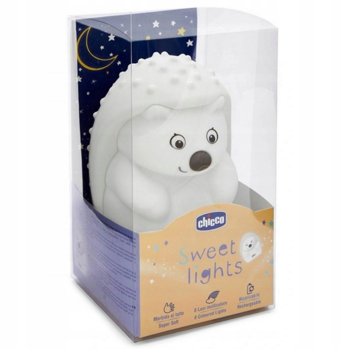 LAMPARA DULCES SUEÑOS RECARGABLE ERIZO
