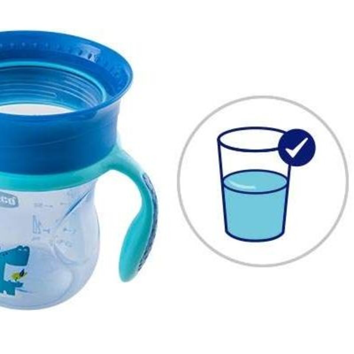 VASO PERFECT 360°12M+ AZUL