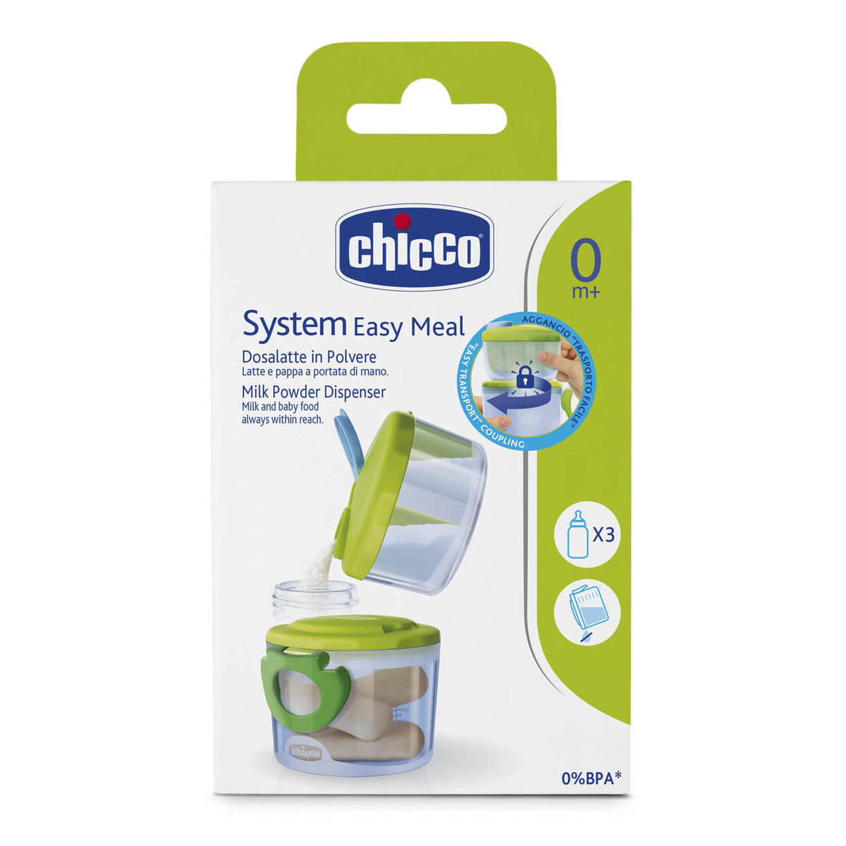 DISPENSADOR DE LECHE EN POLVO