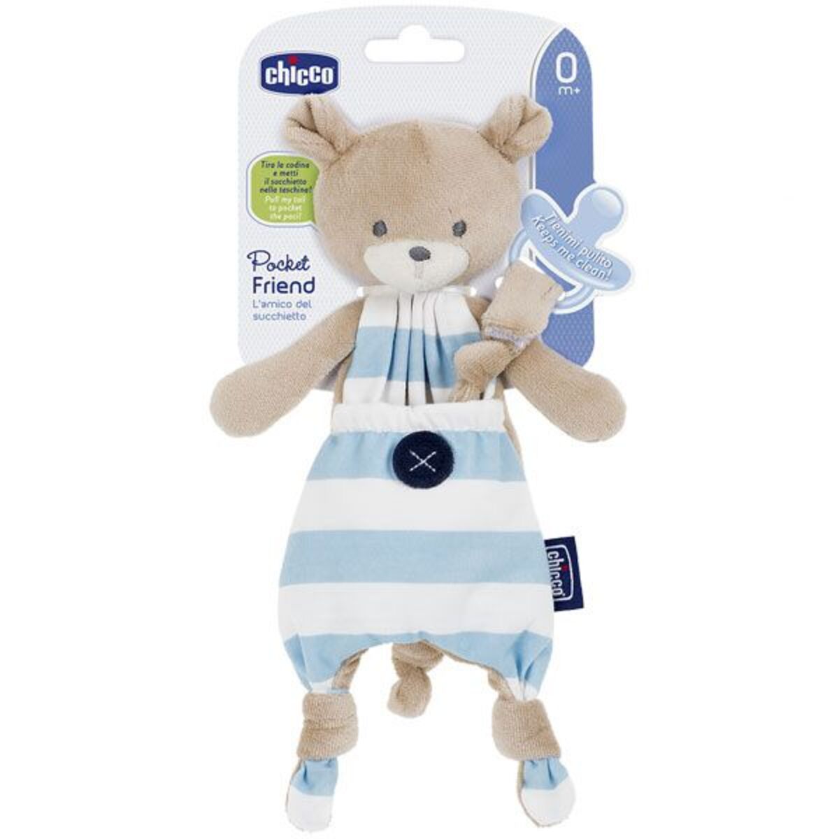 GUARDA CHUPETE POCKET FRIEND OSO