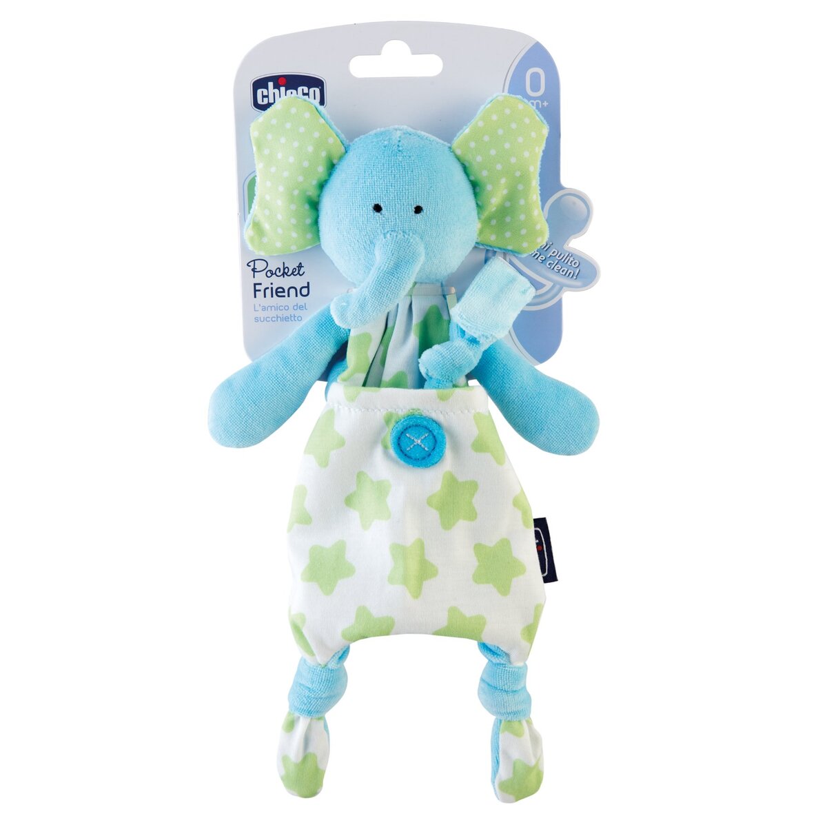 GUARDA CHUPETE POCKET FRIEND ELEFANTE