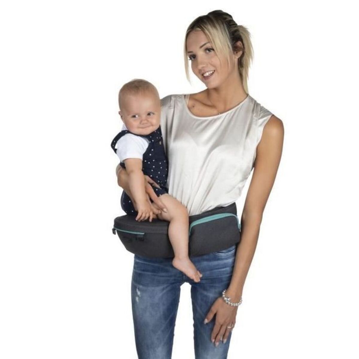 PORTABEBÉ HIP SEAT PIRATE BLACK