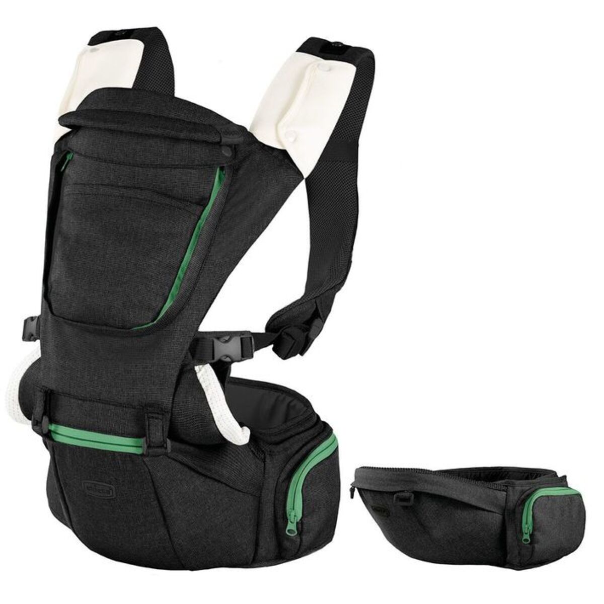 PORTABEBÉ HIP SEAT PIRATE BLACK
