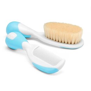CEPILLO Y PEINE PELO NATURAL AZUL CHICCO