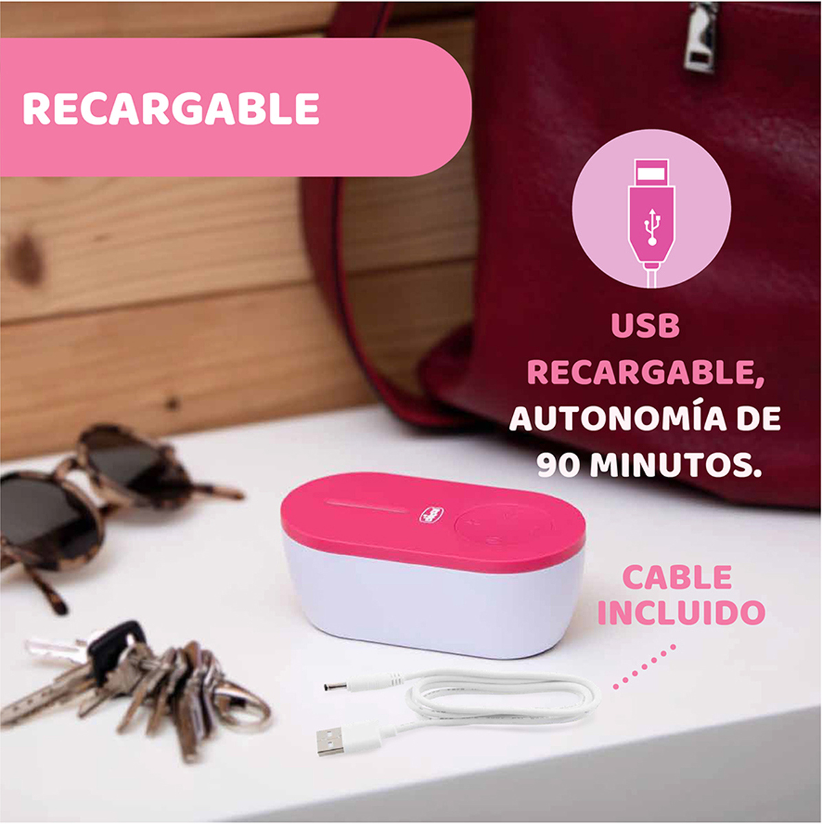 SACALECHE ELECTRICO COMPACTO USB 