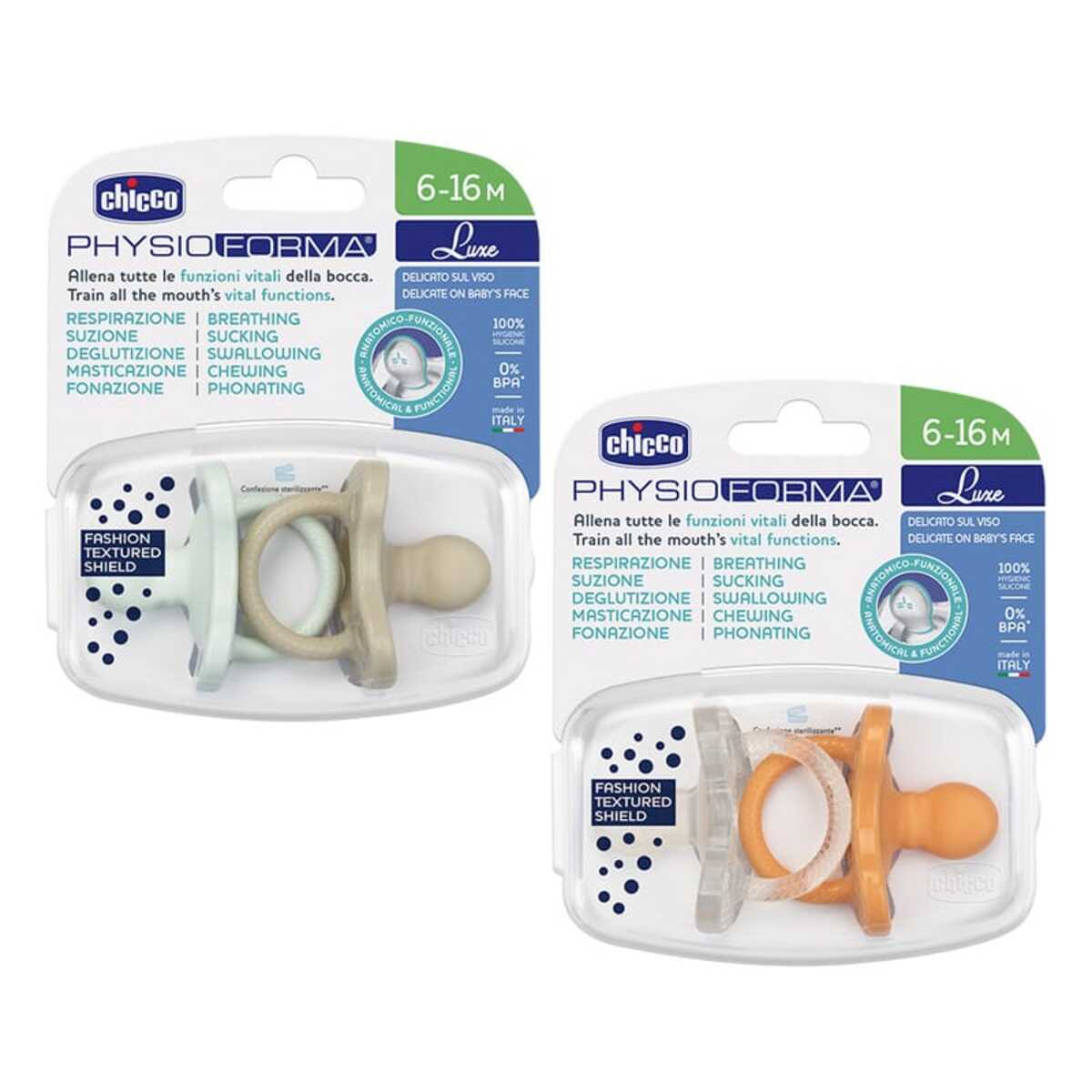 CHUPETE PHYSIO SOFT LUXE 6M+ 2 PCS
