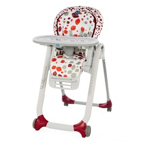 SILLA DE COMER POLLY PROGRES5 CHERRY 5EN1