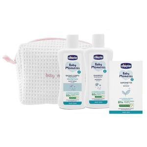 SET DE BAÑO C/ ESTUCHE BABY MOMENTS ROSA