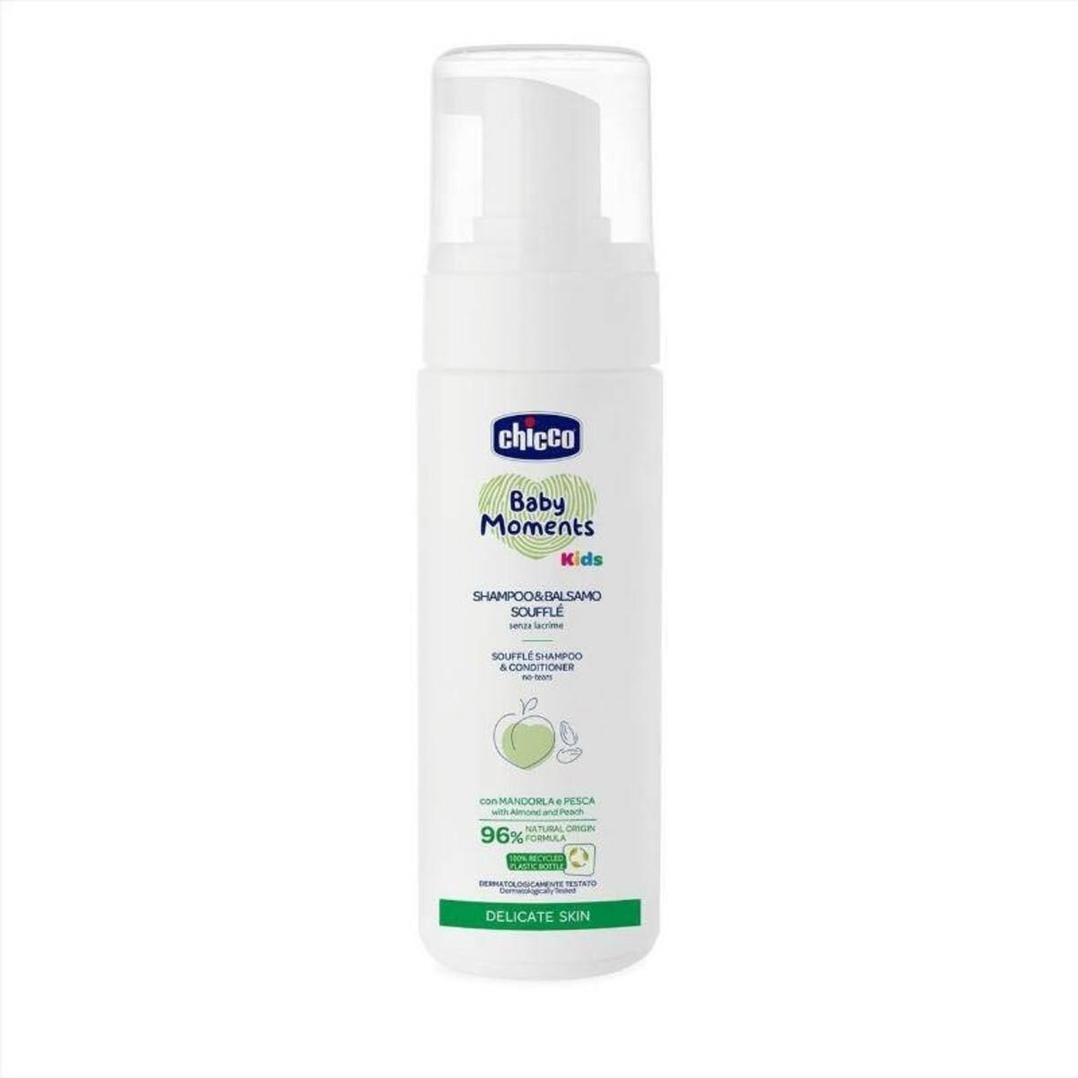 SHAMPOO Y CONDICIONADOR 2-1 ESPUMA 150ML