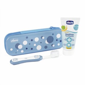 SET CUIDADO BUCAL 6M+ CELESTE