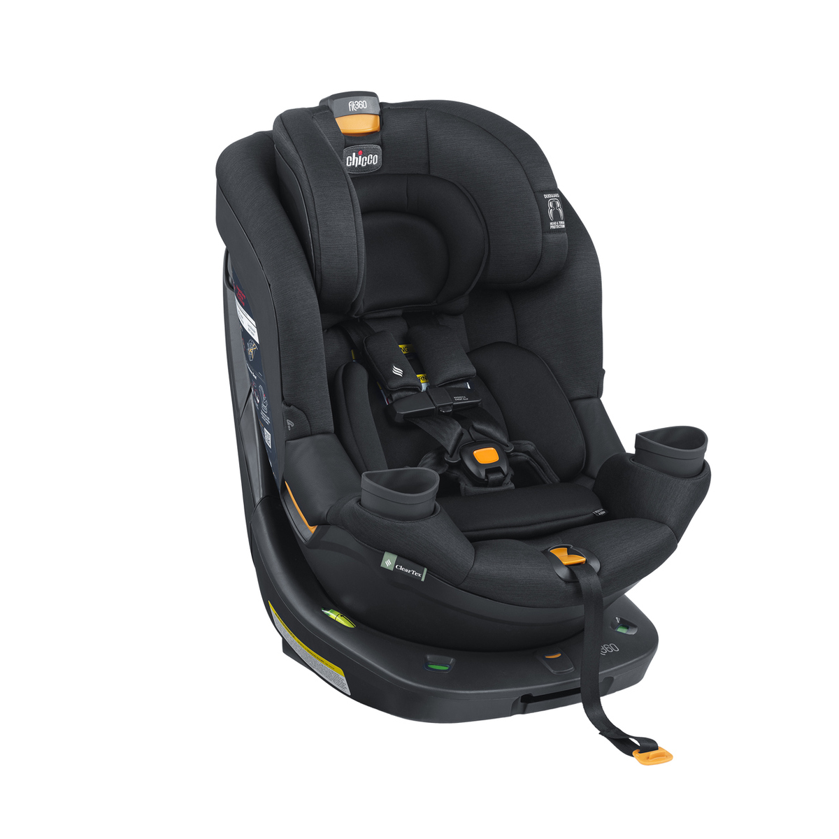 Asiento para auto Fit360 ClearTex - NEGRO