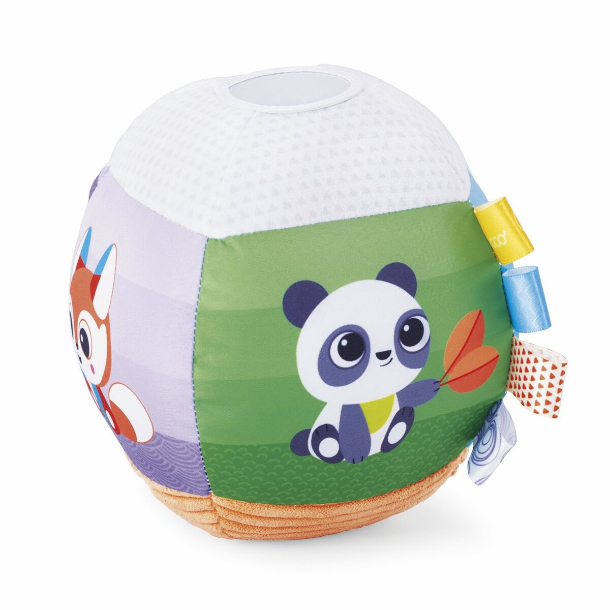 PELOTA TEXTIL SUAVE MUSICAL PANDA