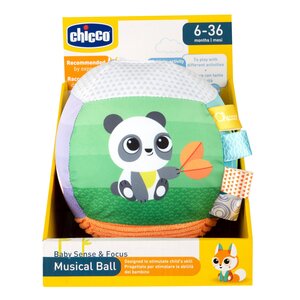 PELOTA TEXTIL SUAVE MUSICAL PANDA