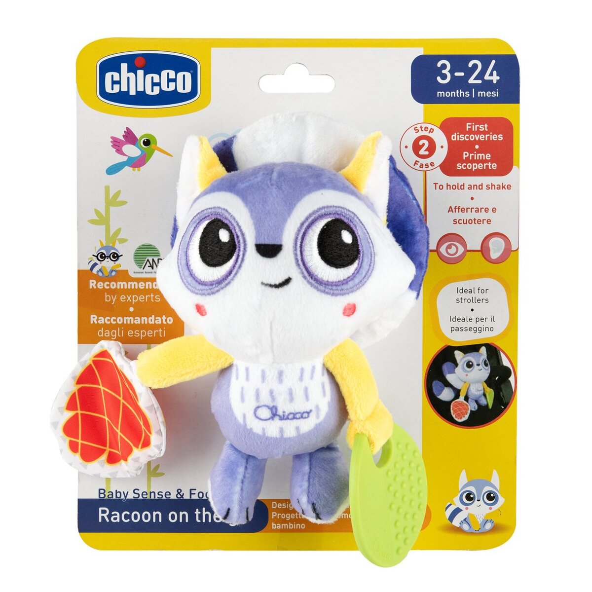 SONAJERO MAPACHE PORTABLE PARA CARRITO