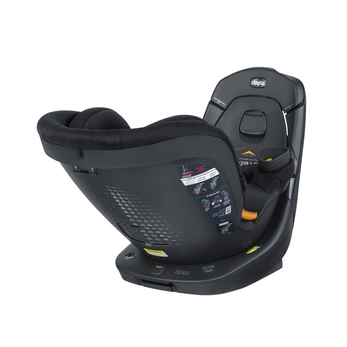 Asiento para auto Fit360 ClearTex - NEGRO