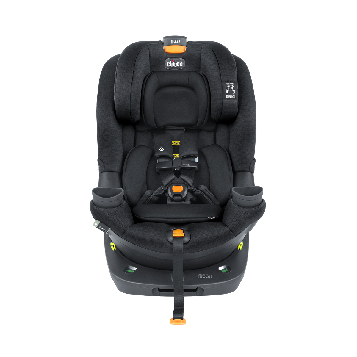 Asiento para auto Fit360 ClearTex - NEGRO