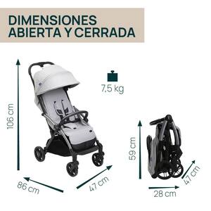 Thumbnail CARRITO DE PASEO GOODY XPLUS PEARL GREY