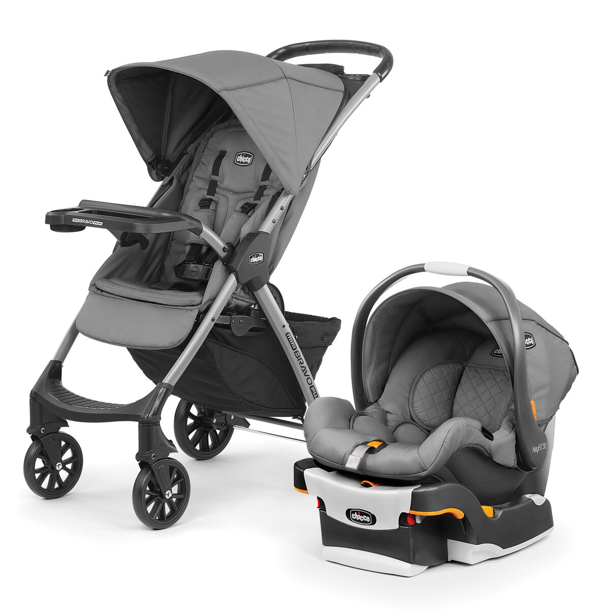 CARRITO MINI BRAVO PLUS TRAVEL SYSTEM SLATE 