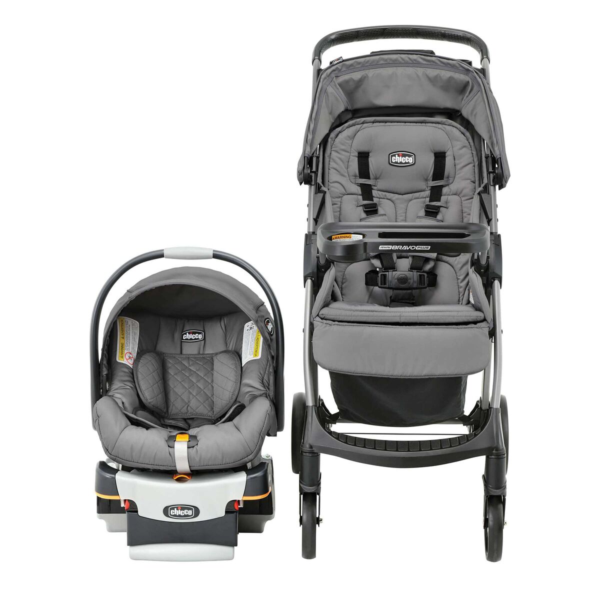 CARRITO MINI BRAVO PLUS TRAVEL SYSTEM SLATE 