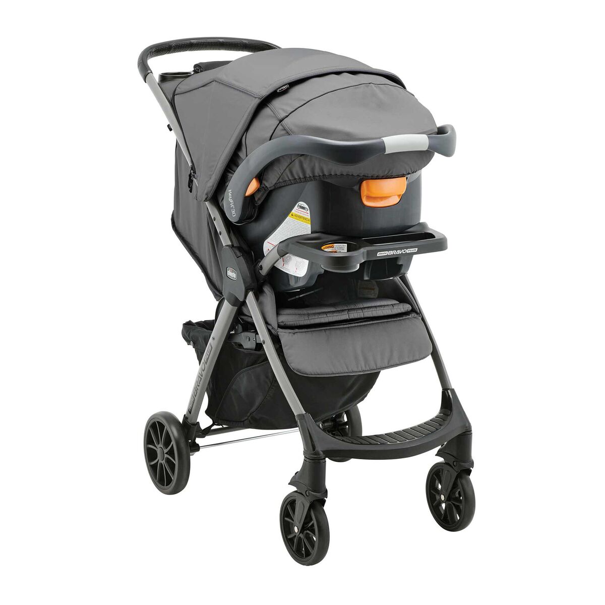 CARRITO MINI BRAVO PLUS TRAVEL SYSTEM SLATE 