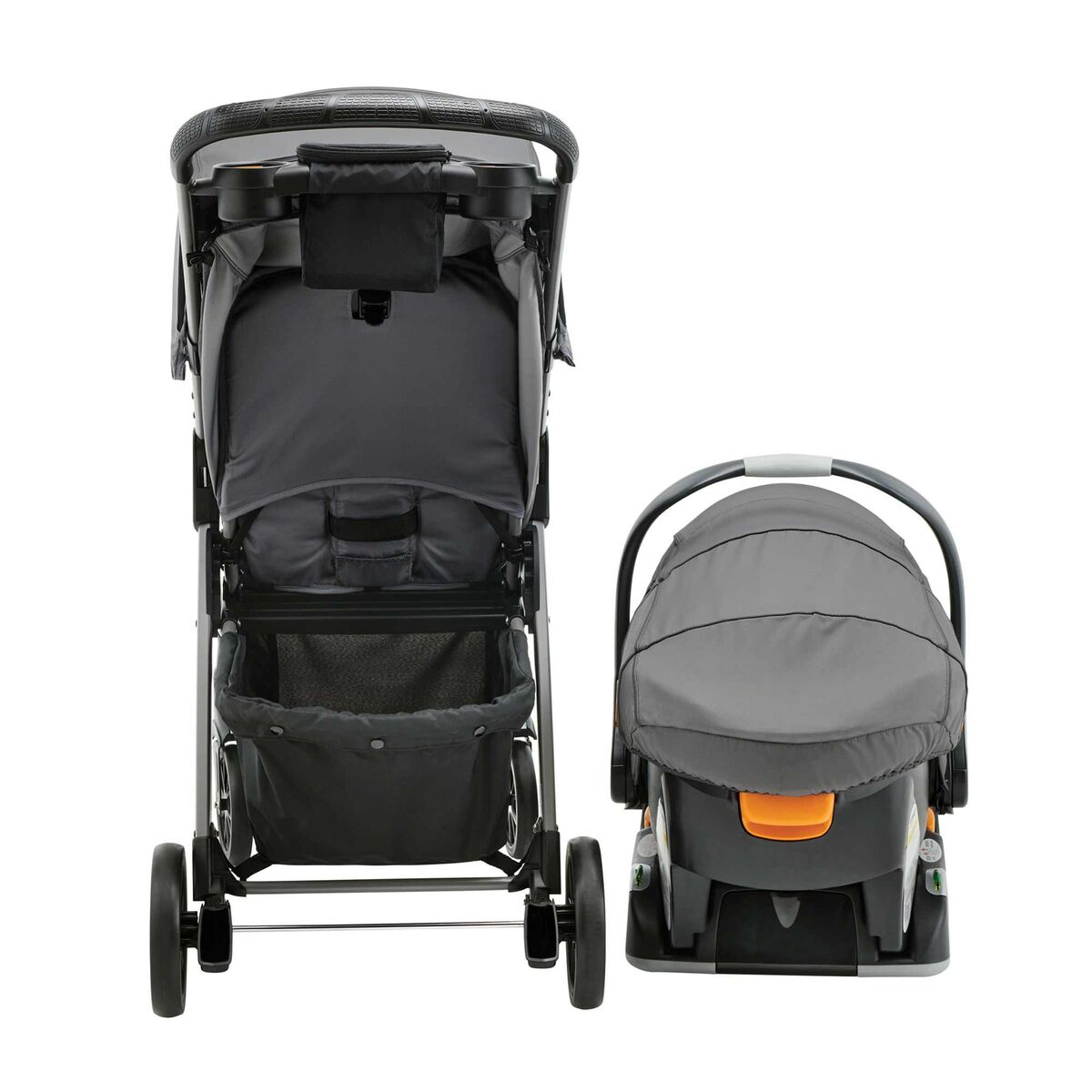 CARRITO MINI BRAVO PLUS TRAVEL SYSTEM SLATE 