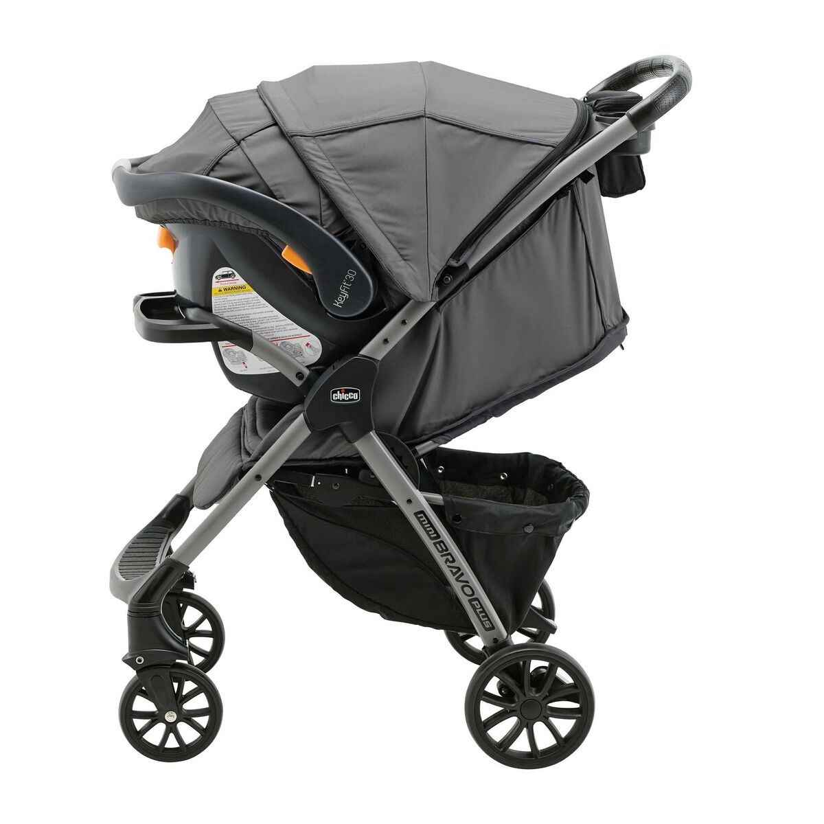 CARRITO MINI BRAVO PLUS TRAVEL SYSTEM SLATE 