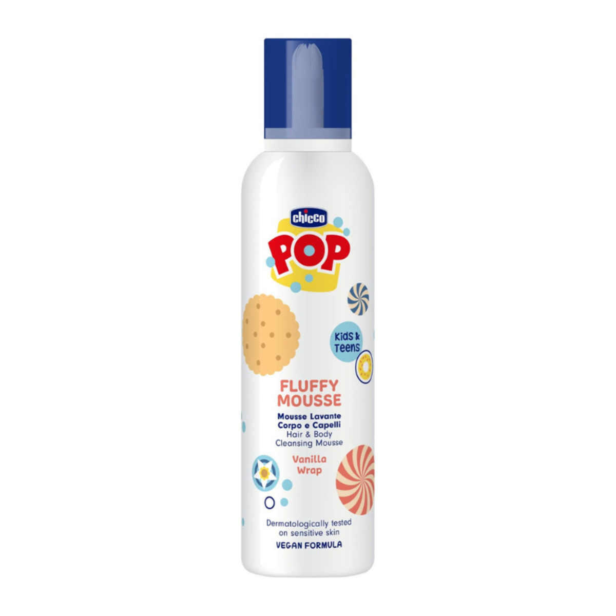 POP ESPUMA CUERPO CABELLO VAINILLA 200ML