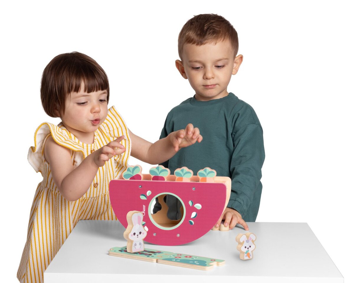 JUEGO DE MADERA COLINA DE CONEJITOS