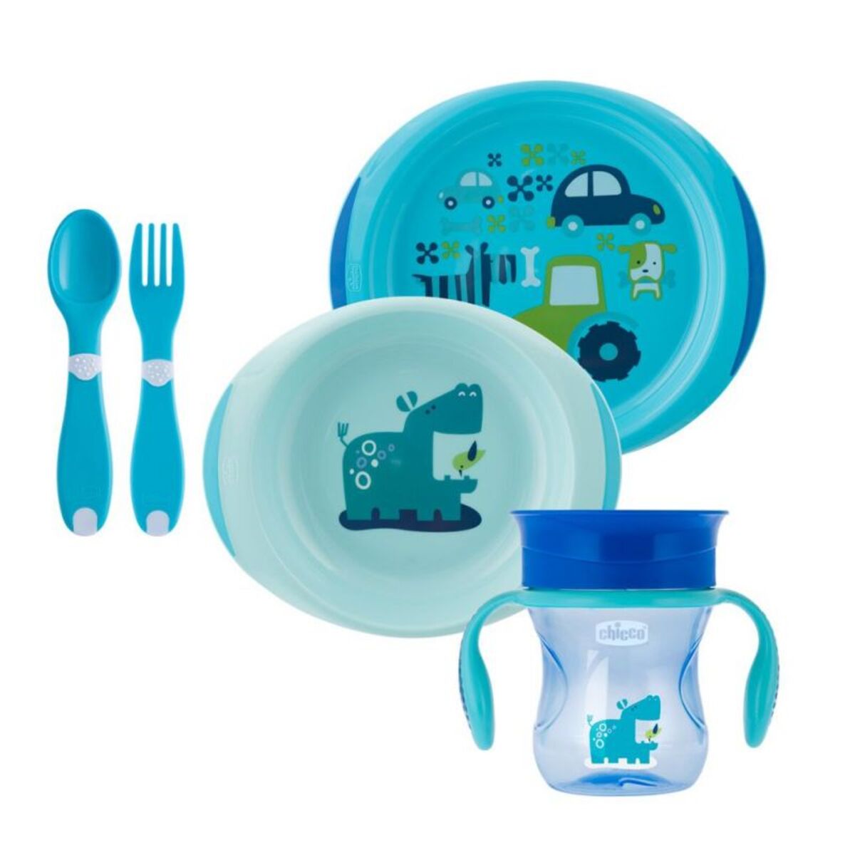 SET DE COMIDA 12+ AZUL