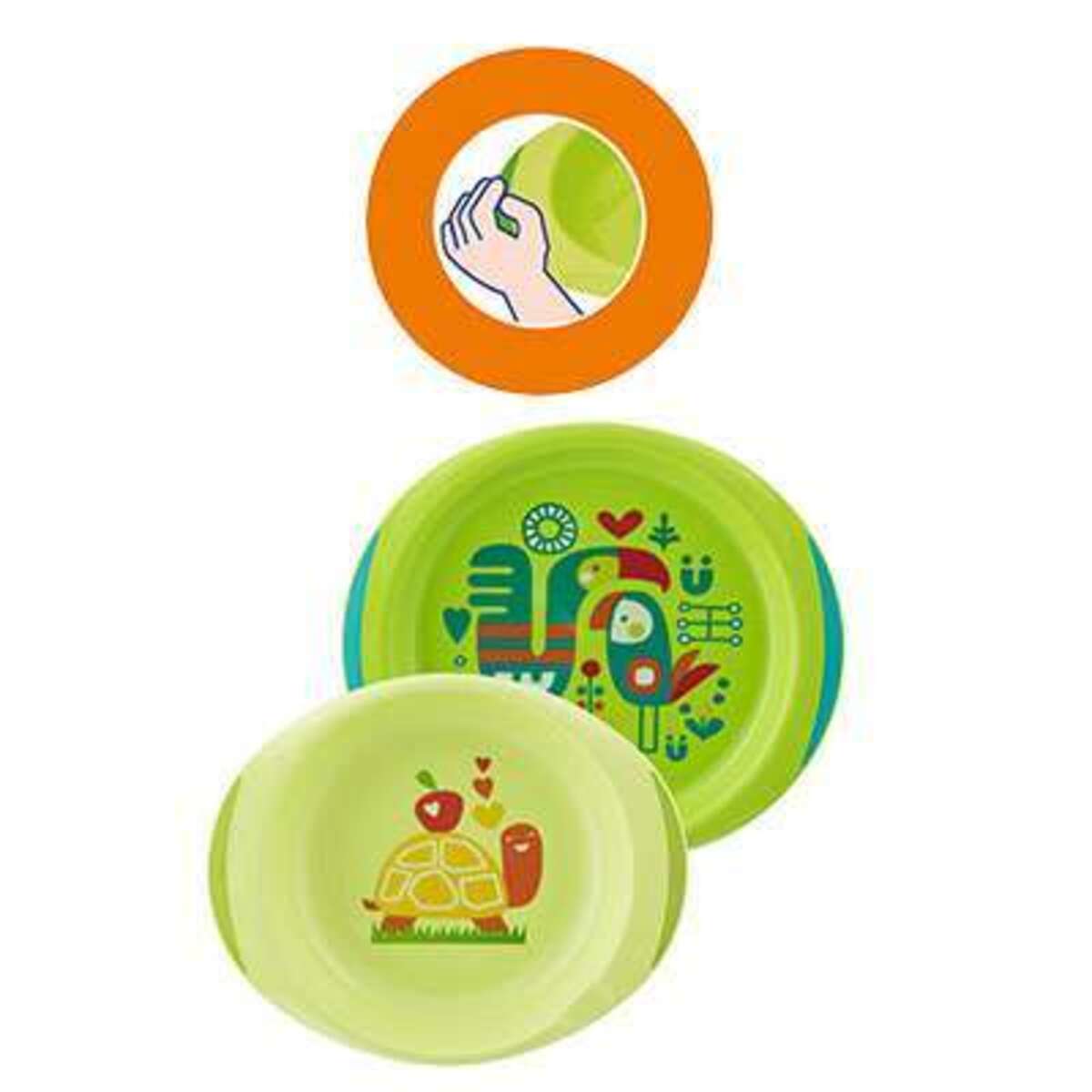 SET DE PLATOS 12M+ AZUL